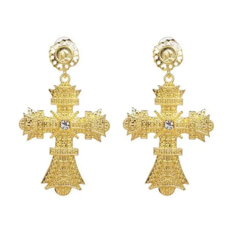 Vintage Cross Earrings Jewelry | Fashionsarah.com
