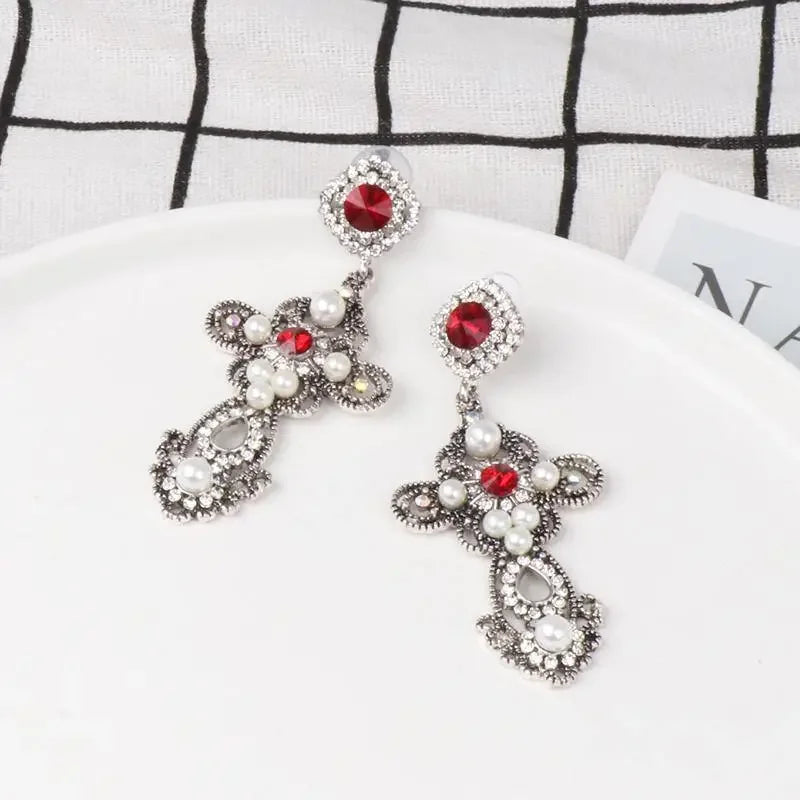 Vintage Cross Earrings Jewelry | Fashionsarah.com