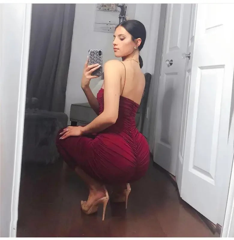 Spaghetti Summer Dress | Fashionsarah.com