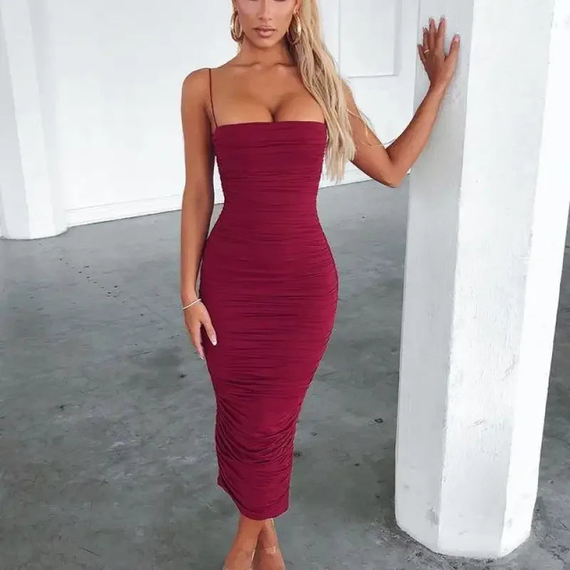 Spaghetti Summer Dress | Fashionsarah.com