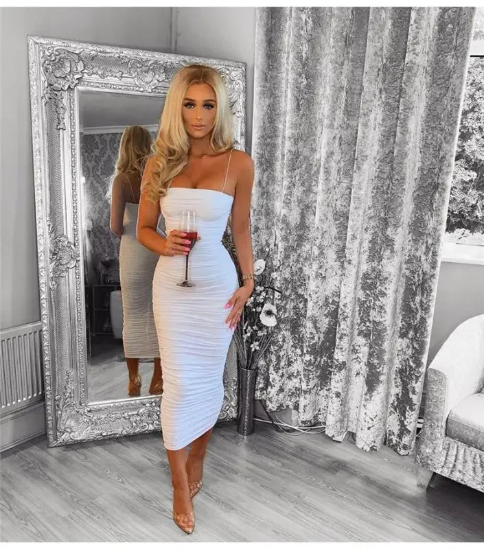 Spaghetti Summer Dress | Fashionsarah.com