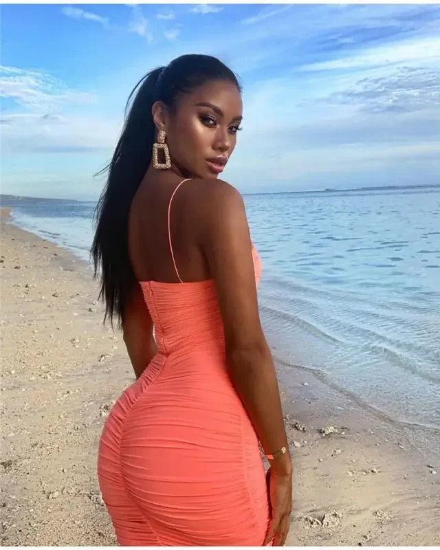 Spaghetti Summer Dress | Fashionsarah.com