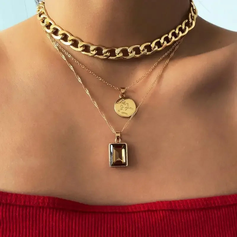 Multi Layered Pearl Choker | Fashionsarah.com