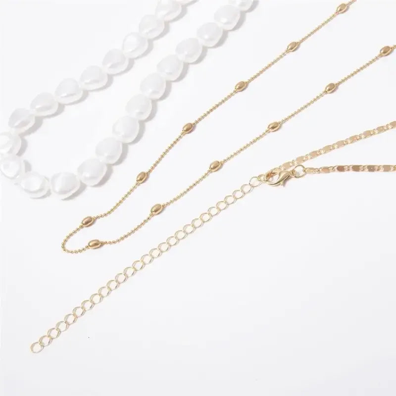 Multi Layered Pearl Choker | Fashionsarah.com