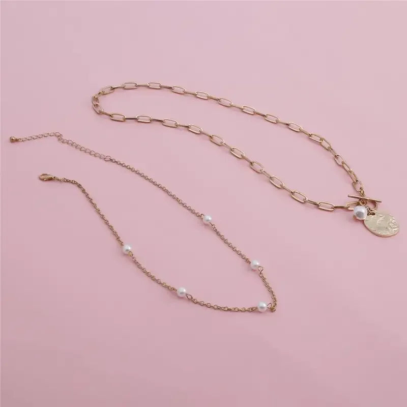 Multi Layered Pearl Choker | Fashionsarah.com