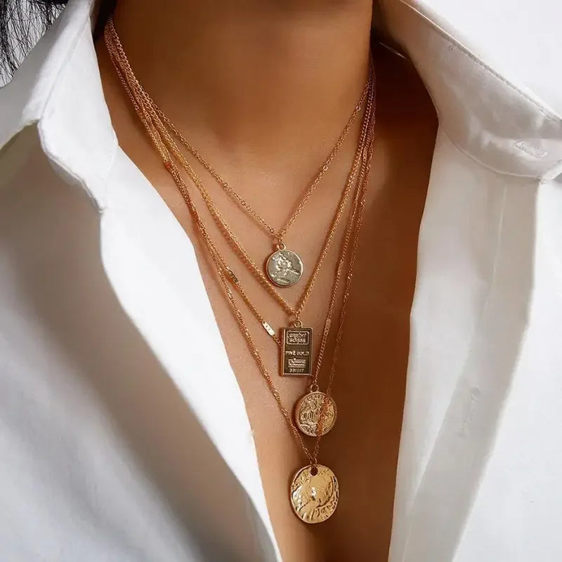 Punk Multi Layered Necklace | Fashionsarah.com
