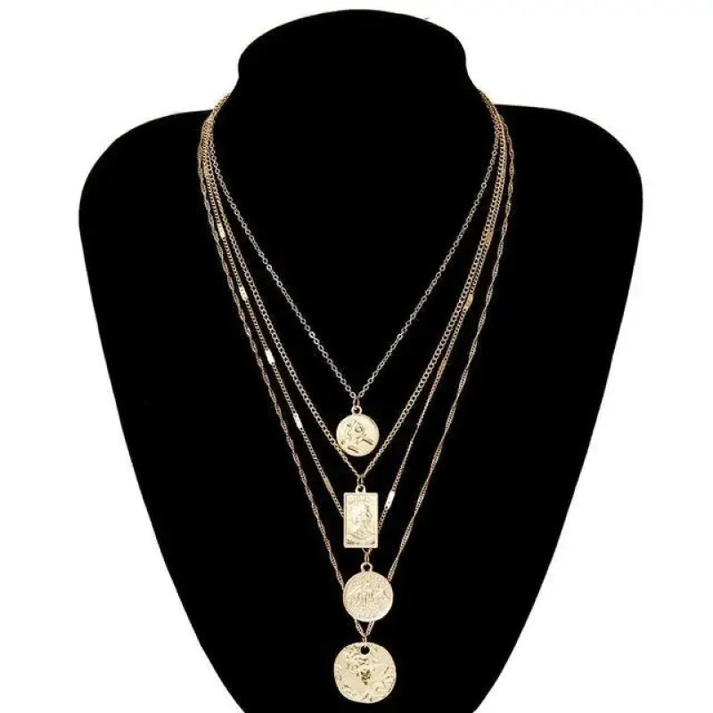 Punk Multi Layered Necklace | Fashionsarah.com
