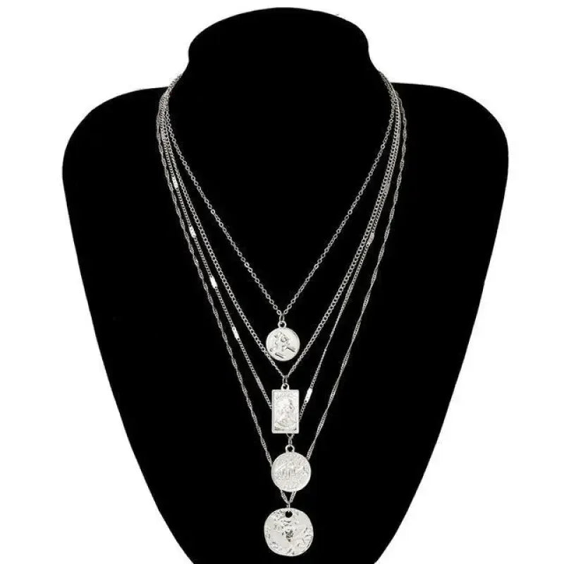 Punk Multi Layered Necklace | Fashionsarah.com