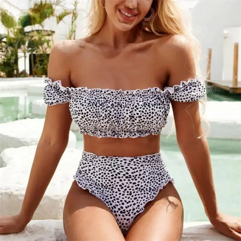 High Waist Leopard Bikini | Fashionsarah.com