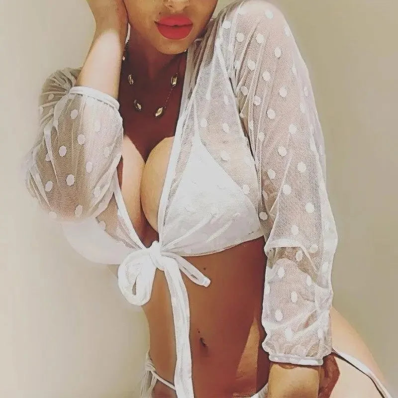 3 Pieces White Set | Fashionsarah.com