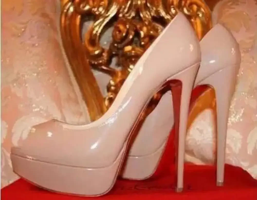 Peep Toe with Red Platform | Fashionsarah.com