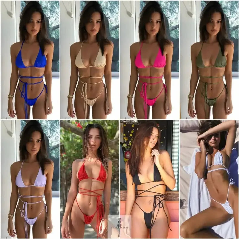 Fashionsarah.com Fashionsarah.com Girls Sexy Micro Brazilian Push Up Bikini