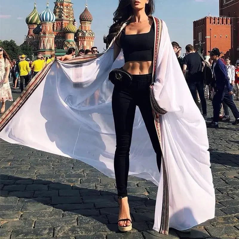 Maxi Kimono beachwear | Fashionsarah.com