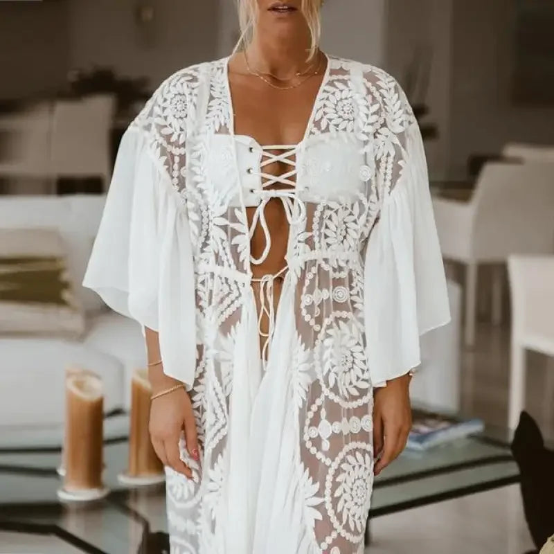 Maxi Kimono beachwear | Fashionsarah.com