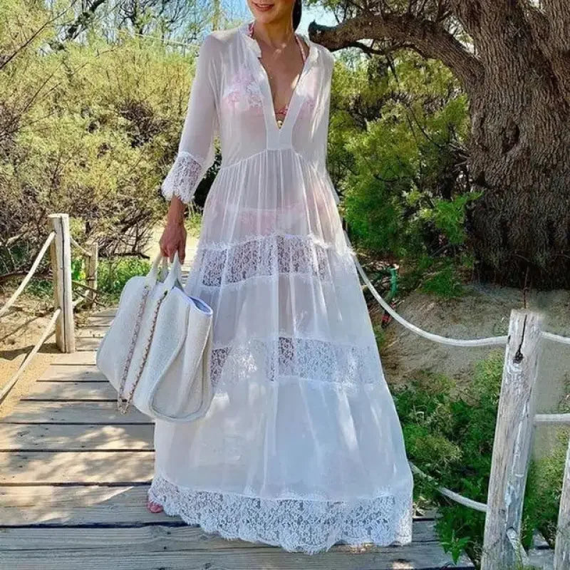 Maxi Kimono beachwear | Fashionsarah.com