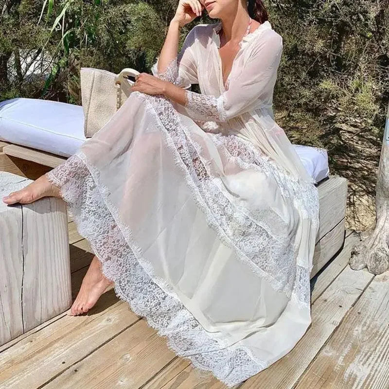 Maxi Kimono beachwear | Fashionsarah.com