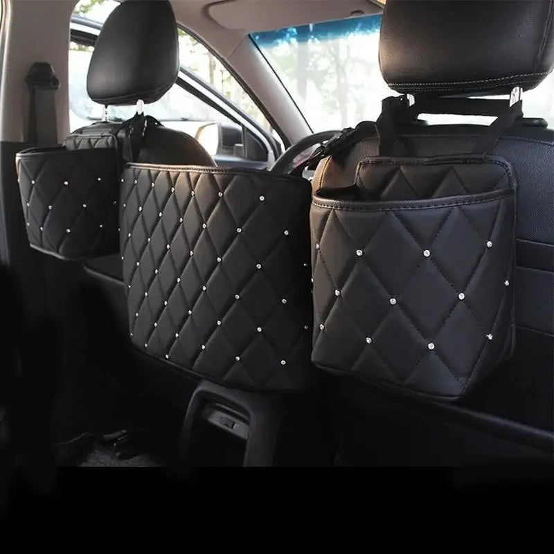 Leather Storage Organizer, Barrier of Backseat | Fashionsarah.com