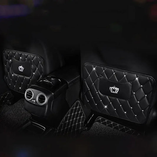 Diamond Leather Car Backseat | Fashionsarah.com