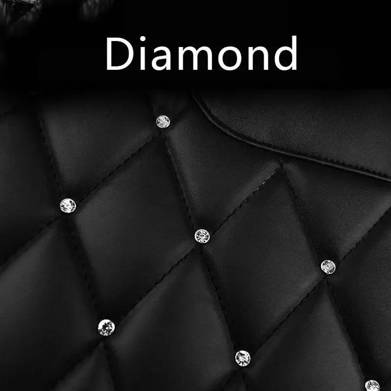 Diamond Leather Car Backseat | Fashionsarah.com