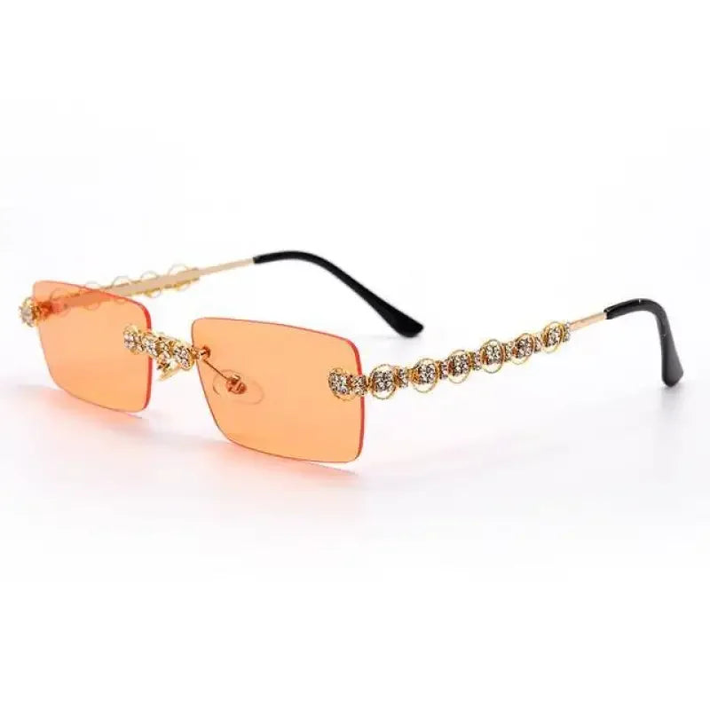 Rimless Diamond Sunglasses | Fashionsarah.com
