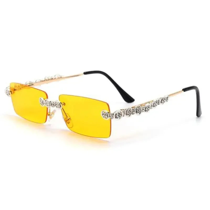 Rimless Diamond Sunglasses | Fashionsarah.com