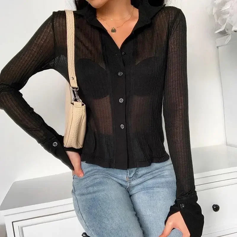 Women Transparent T-shirt | Fashionsarah.com