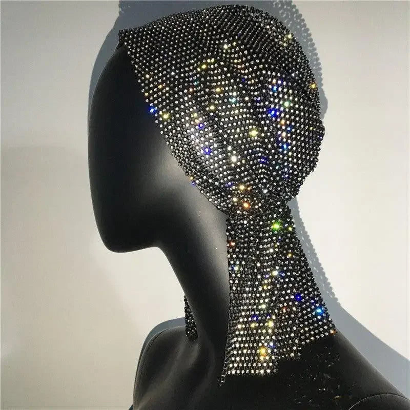 Shiny Rhinestone dress with Scarf | Fashionsarah.com