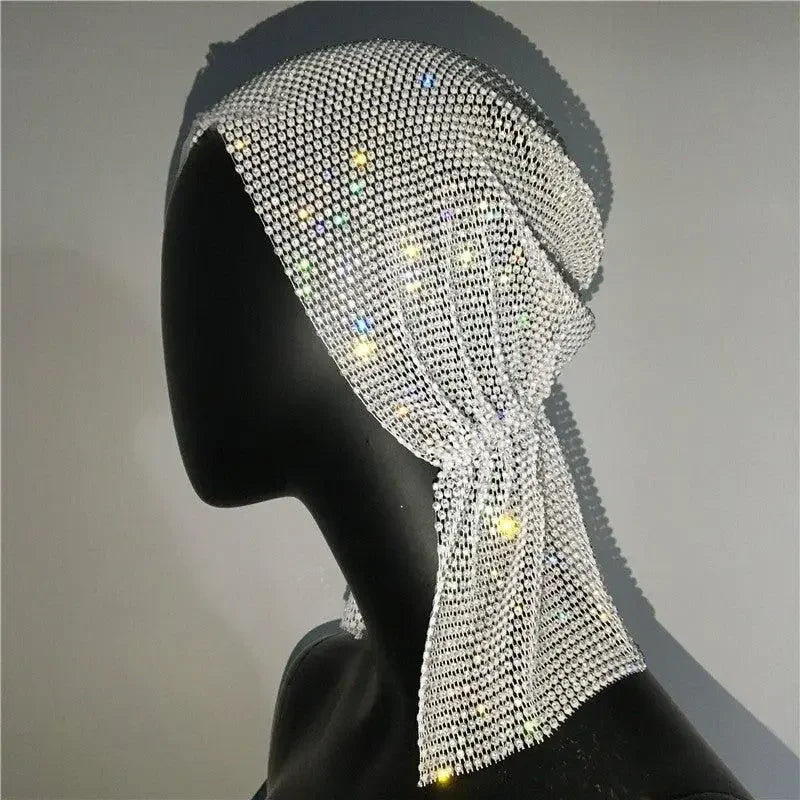 Shiny Rhinestone dress with Scarf | Fashionsarah.com