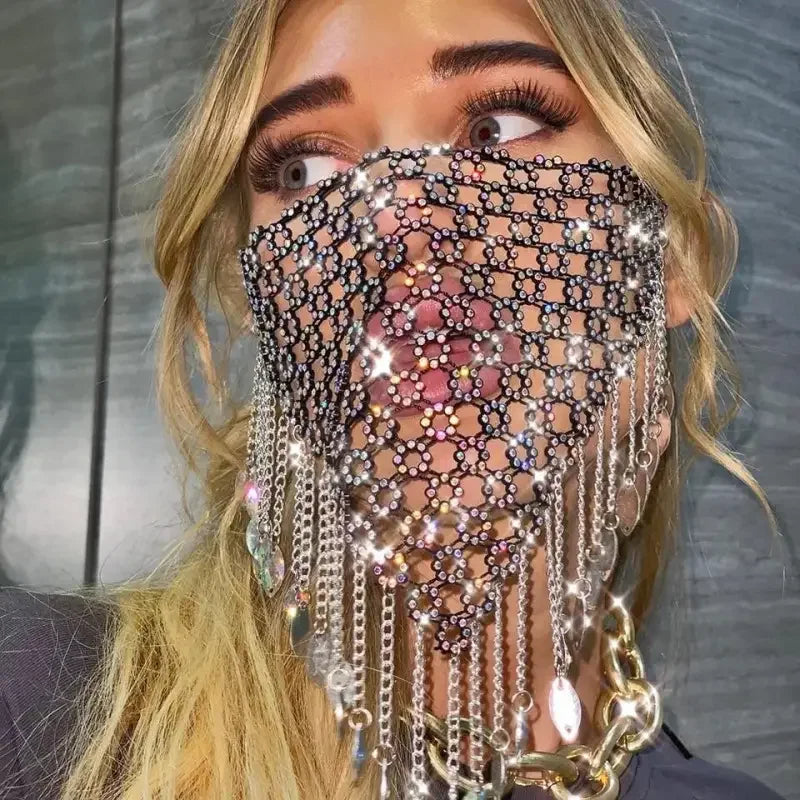 Bohemia Bling Face Mask | Fashionsarah.com