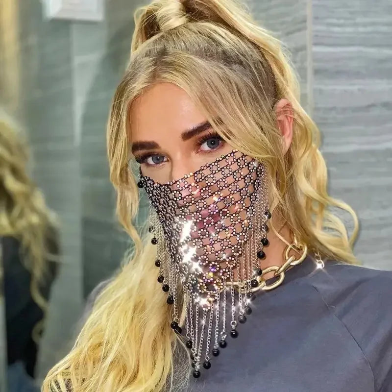 Bohemia Bling Face Mask | Fashionsarah.com