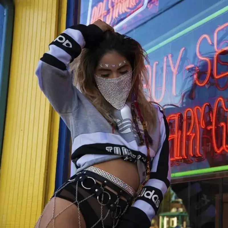 Face Rhinestone Masks | Fashionsarah.com