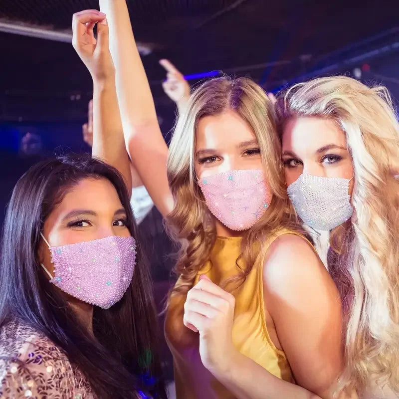 Unisex Rhinestone Facemasks | Fashionsarah.com
