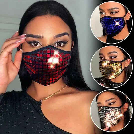 Sequin Decoration Face Mask | Fashionsarah.com
