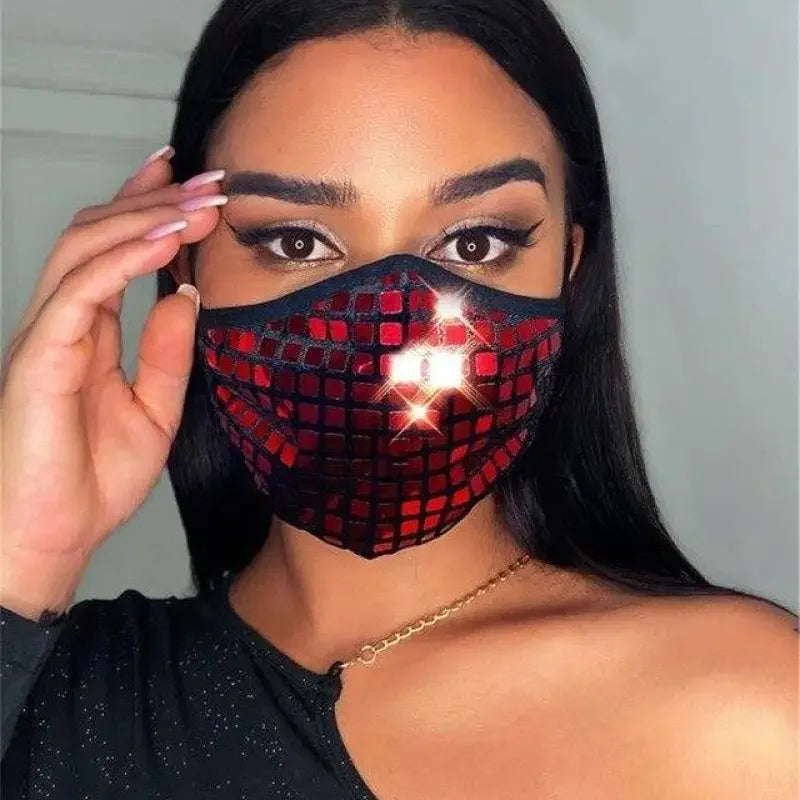 Sequin Decoration Face Mask | Fashionsarah.com