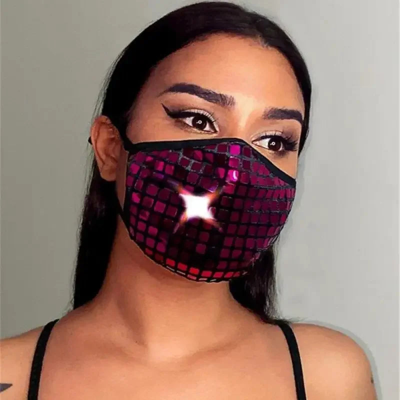Sequin Decoration Face Mask | Fashionsarah.com