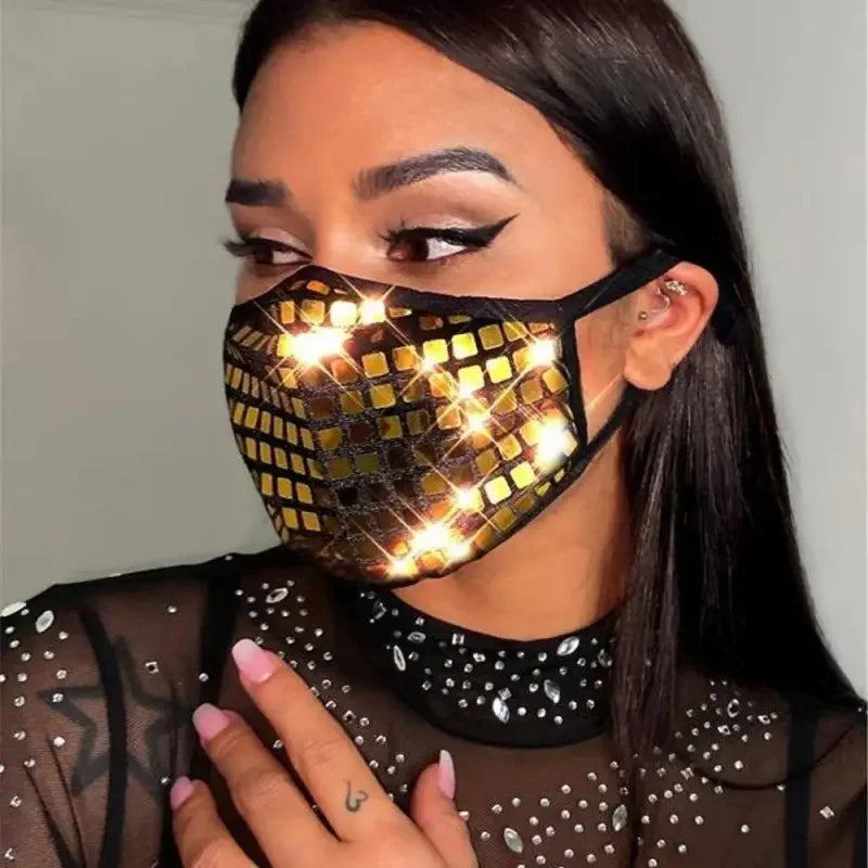 Sequin Decoration Face Mask | Fashionsarah.com
