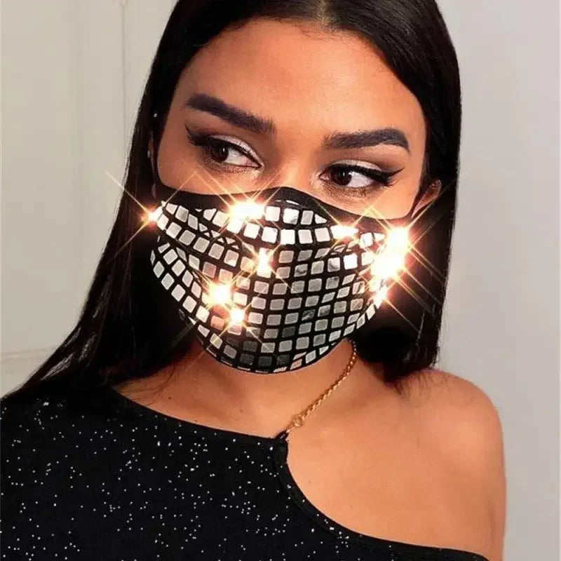 Sequin Decoration Face Mask | Fashionsarah.com