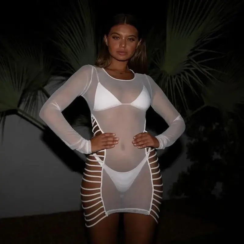 Mesh Beach Dress | Fashionsarah.com