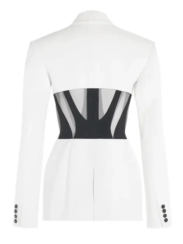 V-Neck Elegant Blazer | Fashionsarah.com