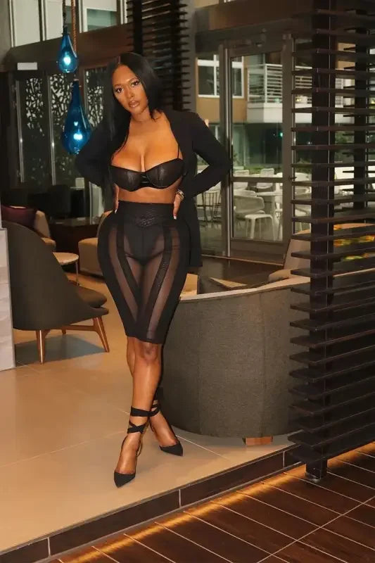 Women Blazer with Capri Leggings | Fashionsarah.com