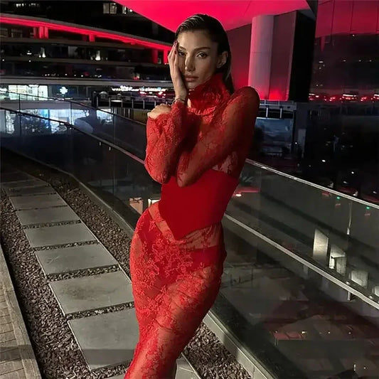 Mesh Sheath Women Dress with Coquette | Fashionsarah.com