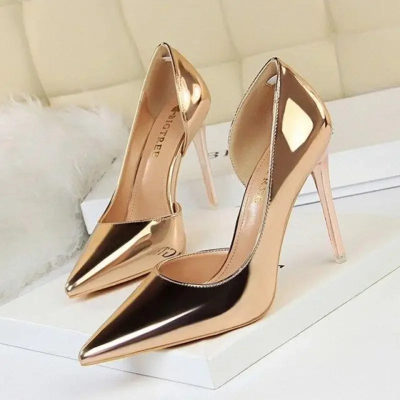Μetal Pointed Toe | Fashionsarah.com