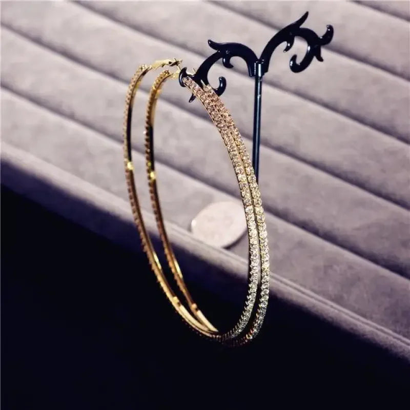 Glamorous Hoop Earrings | Fashionsarah.com