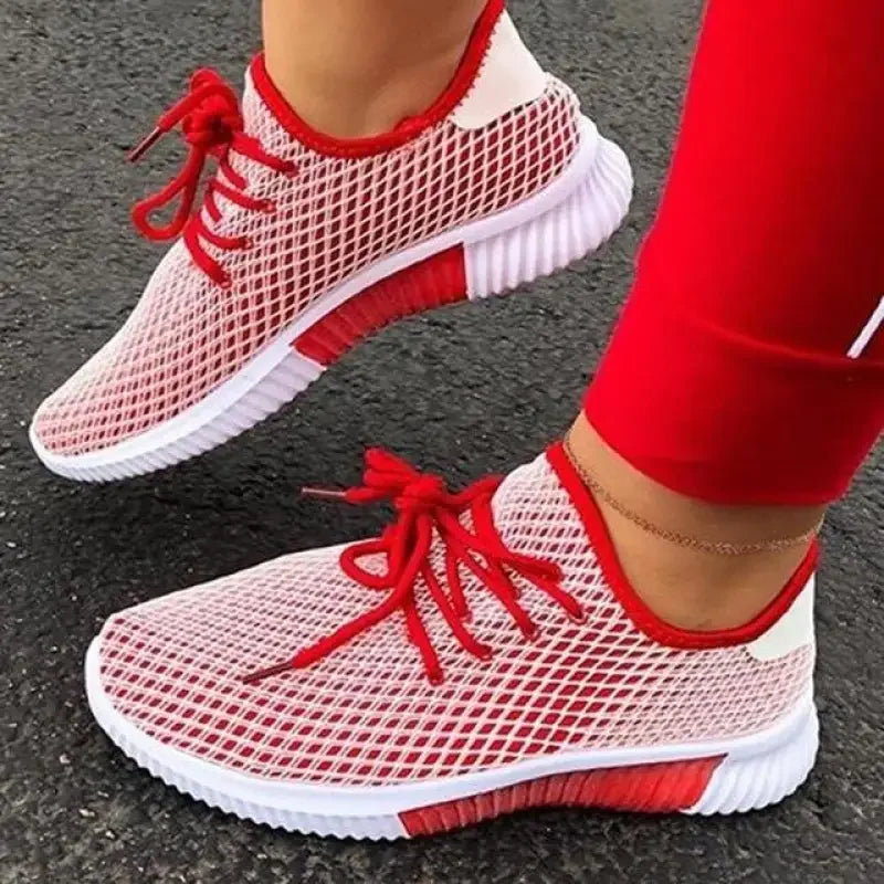 Striped Breathable Sneakers | Fashionsarah.com