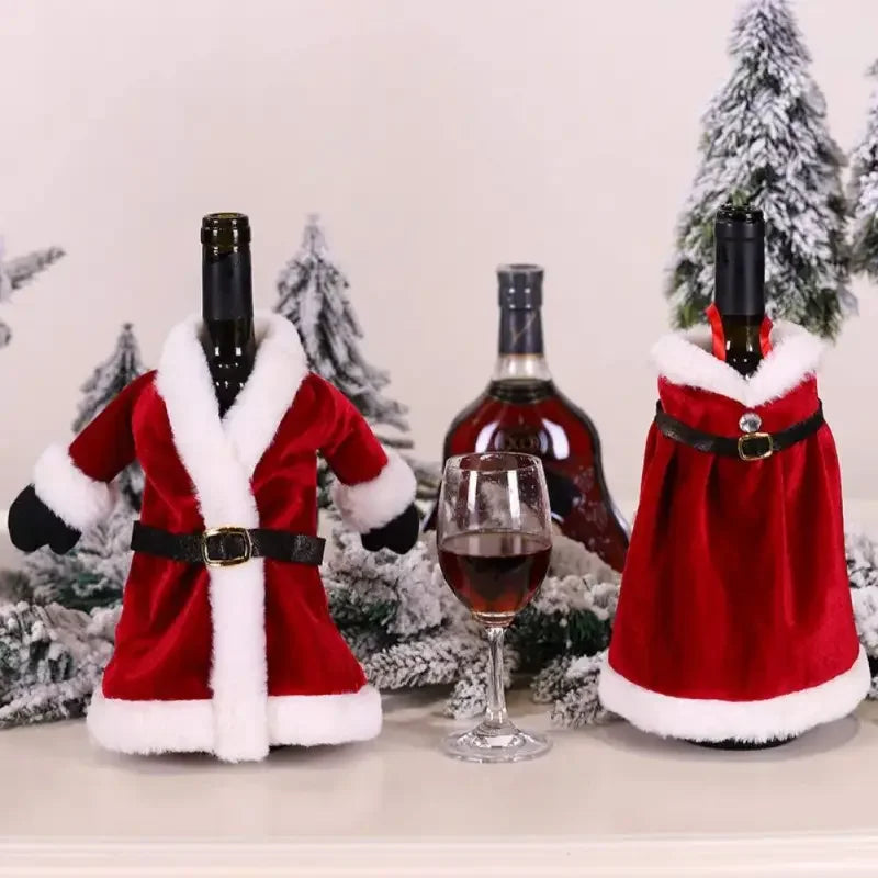 Christmas Wine Bottle Cover | Fashionsarah.com