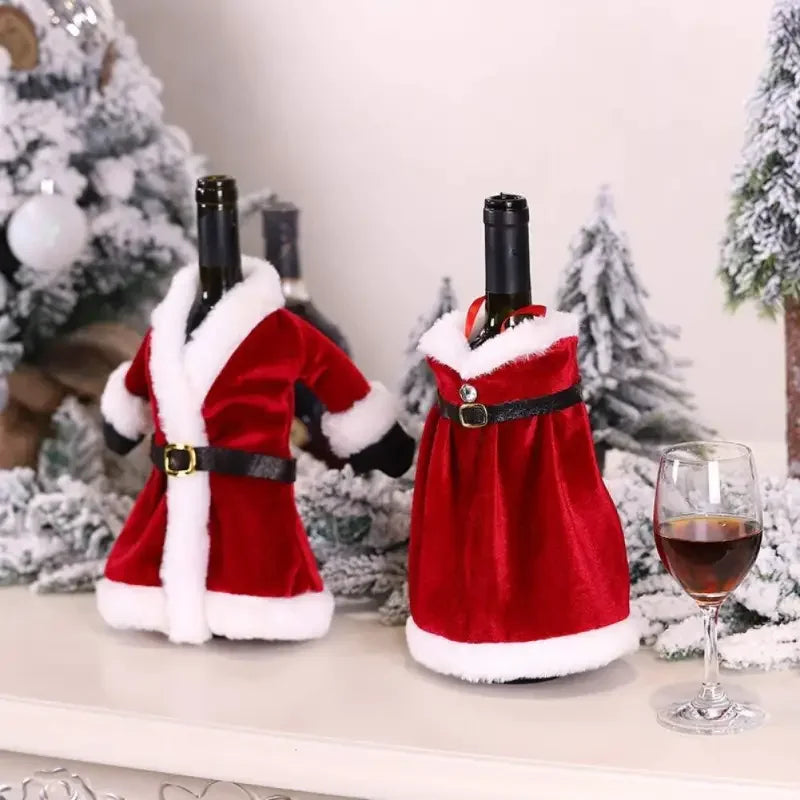 Christmas Wine Bottle Cover | Fashionsarah.com