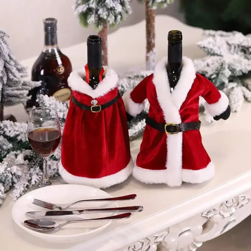 Christmas Wine Bottle Cover | Fashionsarah.com
