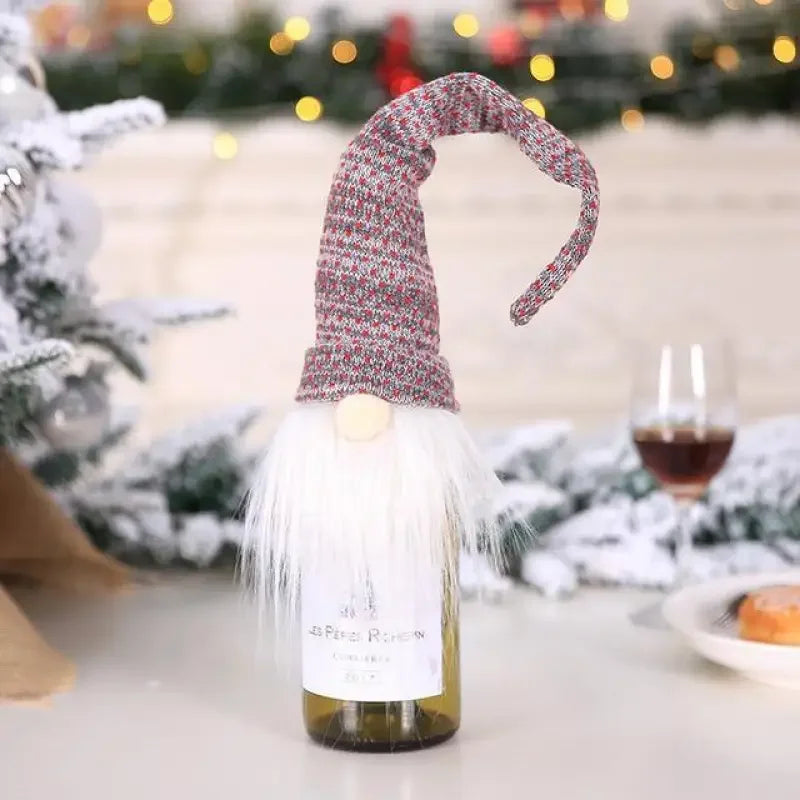Christmas Wine Bottle Cover | Fashionsarah.com
