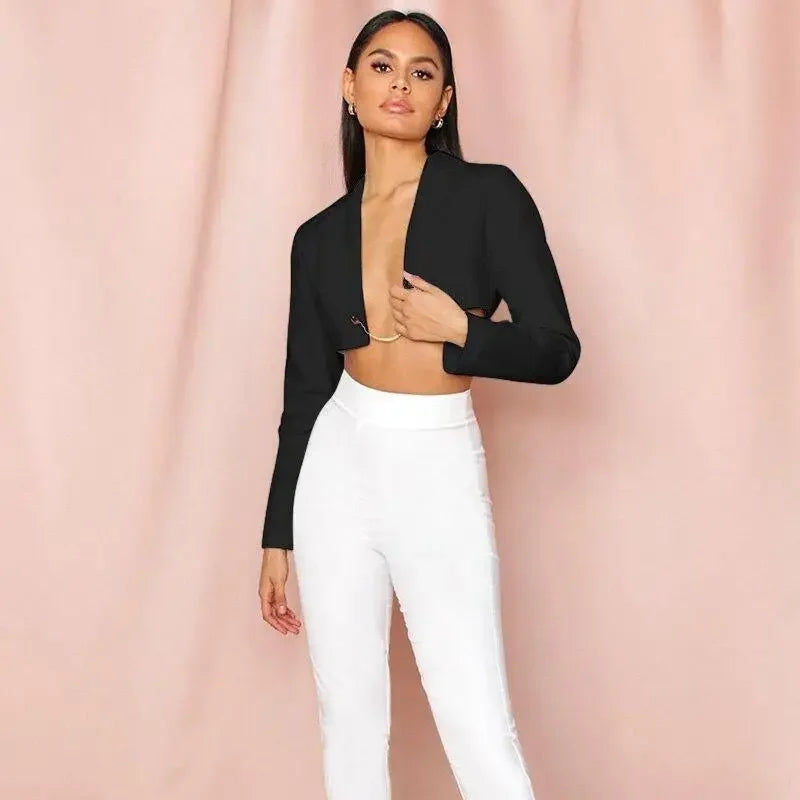 Blazer Cropped Top | Fashionsarah.com