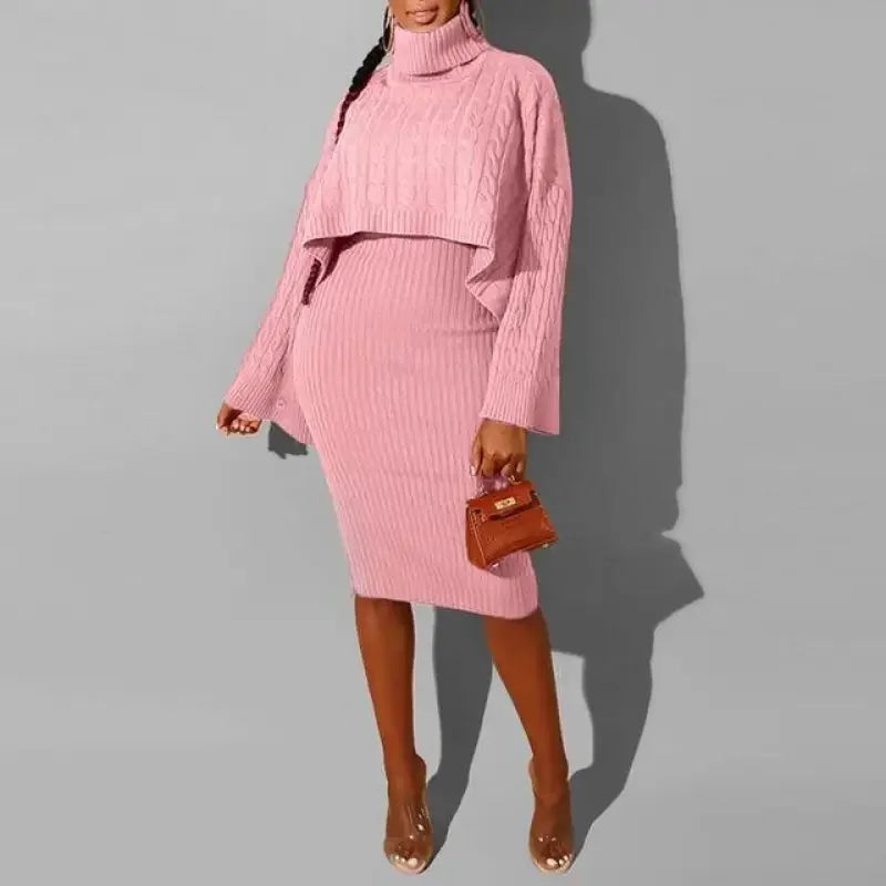 Dress with Sweater 2 Pcs | Fashionsarah.com